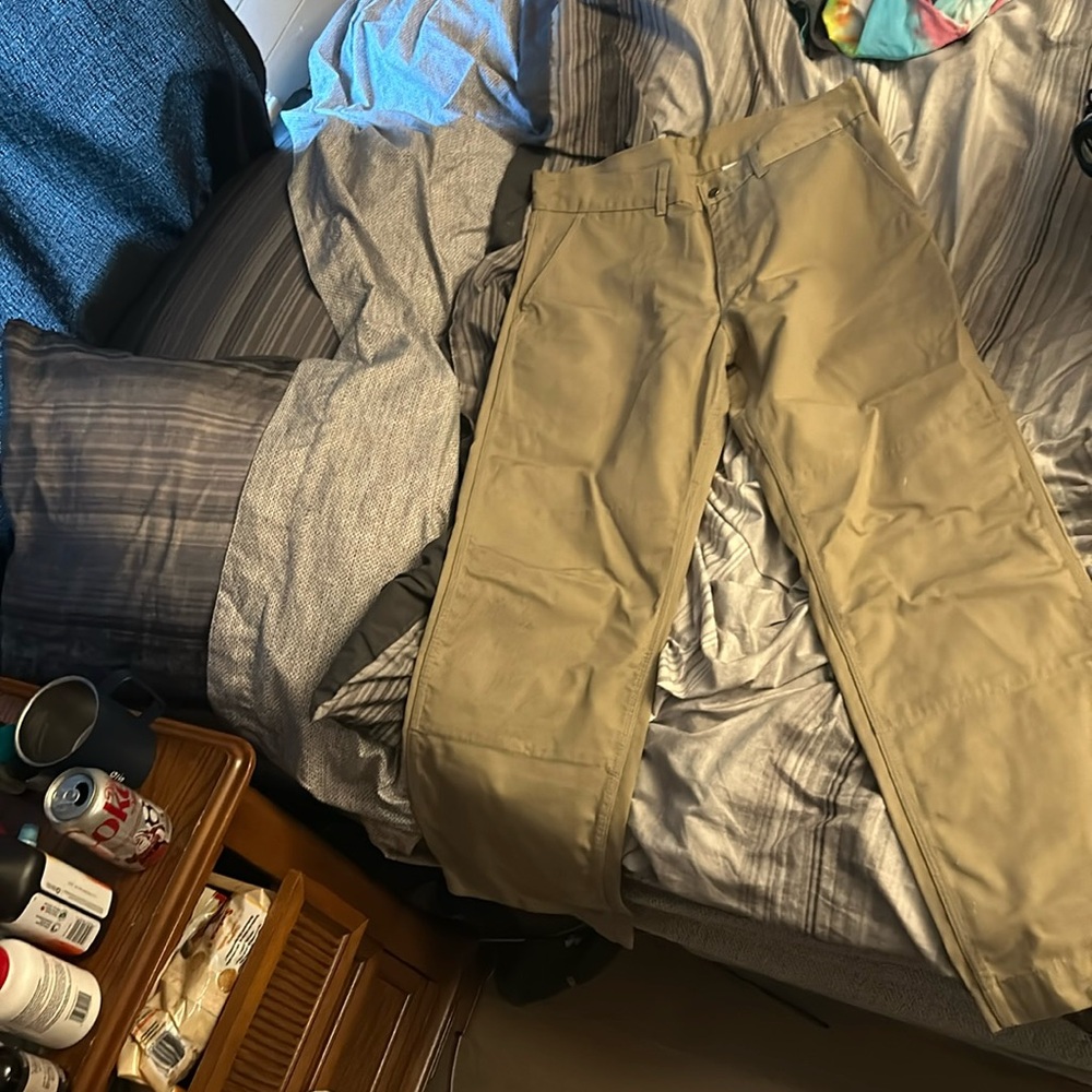 Mens vintage Levi tan 36x32 work pants